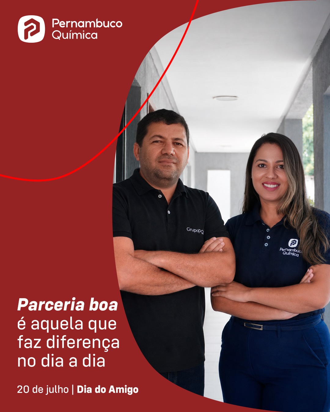 Toda boa parceria começa com confiança, aquela que acompanha, ajuda e faz a diferença. E nos negócios, também é assim. Contar com quem entende das suas necessidades traz mais confiança. Neste Dia do Amigo, valorizamos as conexões construídas com proximidade, parceria e compromisso todos os dias. Pernambuco Química, compostos por compromisso e qualidade. #PernambucoQuímica
